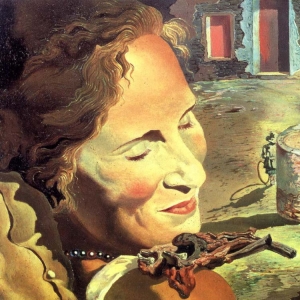 44. Сальвадор Дали – Портрет Гала с двумя ребрышками ягненка