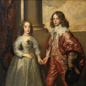 Антон ван Дейк - Принц Вильгельм II Оранский и принцесса Генриетта Мария Стюарт, его невеста