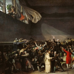 Давид Жак Луи - Клятва в зале для игры в мяч 29 июня 1789 года