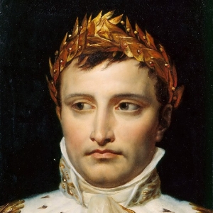 Давид Жак Луи - Этюд головы Наполеона для портрета в коронационном облачении