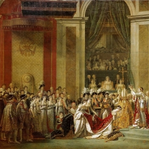 Давид Жак Луи - Посвящение императора Наполеона I и коронование императрицы Жозефины в соборе Парижской Богоматери 2 декабря 1804 года