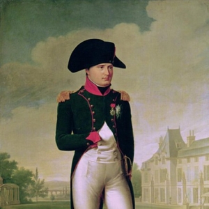 Наполеон I (1769-1821) в передней части Шато-де-Мальмезон