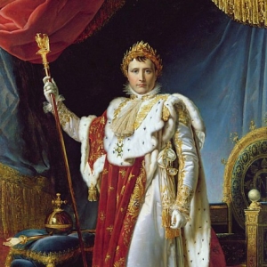 Наполеон I в его коронационных одеждах
