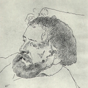 Офорт И.Н.Крамского с рисунка С.А.Иванова. 