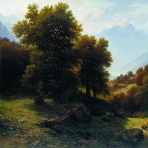 Каменев Лев - Пейзаж. 1864