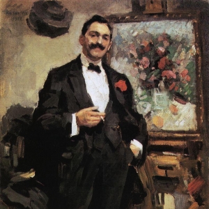 Портрет венгерского художника Йожефа Рипль-Ронаи
