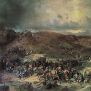 Переход войск Суворова через Сен-Готард 13 сентября 1799 года
