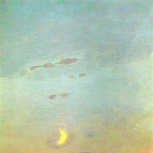 101. Куинджи Архип – Лунный серп на фоне заката. 1898-1908