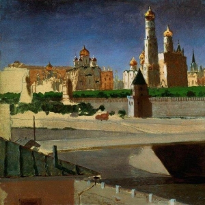 109. Куинджи Архип – Москва. Вид на Кремль со стороны Замоскворечья. 1882