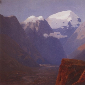 161. Куинджи Архип – Снежные вершины. Кавказ. 1890-1895
