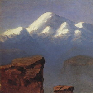 23. Куинджи Архип – Вершина Эльбруса, освещенная солнцем. 1898-1908
