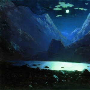 41. Куинджи Архип – Дарьяльское ущелье. Лунная ночь. 1890-1895