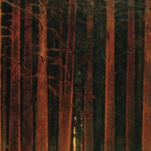 55. Куинджи Архип – Закат солнца в лесу. 1878