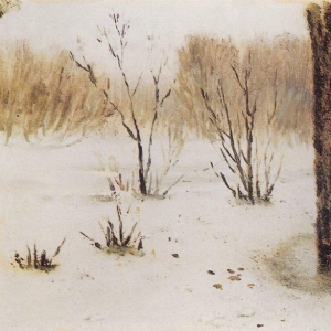 60. Куинджи Архип – Зима. Оттепель. 1890-1895