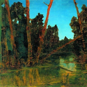 88. Куинджи Архип – Лесное болото. 1898-1908