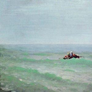 94. Куинджи Архип – Лодка в море. Крым. До 1875