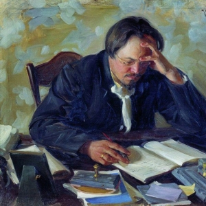 Куликов Иван - Портрет Е.Н.Чирикова. 1904