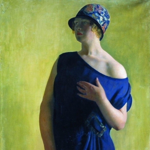 Портрет И.Б.Кустодиевой, дочери художника.