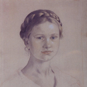Портрет И.Б.Кустодиевой, дочери художника