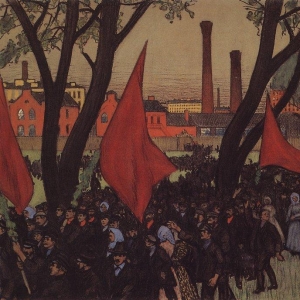 Первомайская демонстрация у Путиловского завода