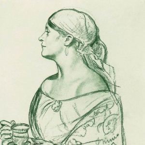 Портрет Л.И.Шеталовой (Женщина с чашкой)
