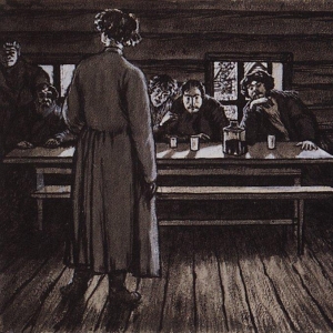 Иллюстрация к рассказу Певцы И.С.Тургенева. 