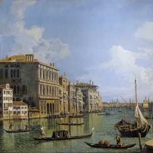 Каналетто Антонио - Вид на Большой канал, Венеция