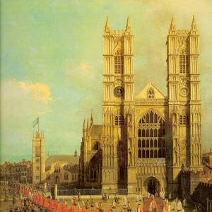 Каналетто Антонио - Лондон, Вестминстерской аббатство процессия священнослужителей