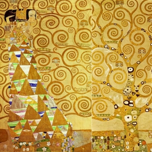 Густав Климт - Панно для столовой дворца Стокле. Ожидание - Древо жизни - Свершение
