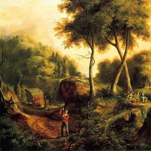 Томас Коул - Пейзаж, 1825