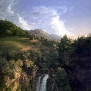 Томас Коул - Река Гудзон, водопад Дженеси, 1847