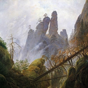 Каспар Давид Фридрих - Ущелье в горах