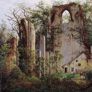 Каспар Давид Фридрих - Руины аббатства Эльдена близ Грайфсвальда