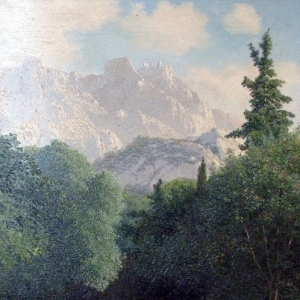 Кондратенко Гавриил - Крым Вид на гору Ай Петри 1890 е