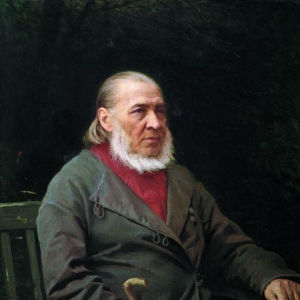 Портрет писателя Сергея Тимофеевича Аксакова