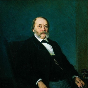 Портрет писателя Ивана Александровича Гончарова.
