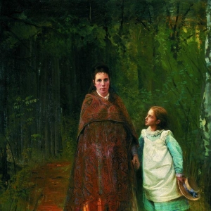 Портрет Софьи Николаевны и Софьи Ивановны Крамских, жены и дочери художника