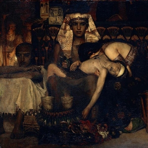 Сэр Лоуренс Альма-Тадема - Смерть старшего сына фараона 1872