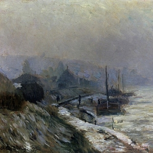 Альберт Лебург - Сена зимой, 1899