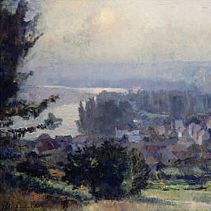 Альберт Лебург - Вид на Ветёй, 1897