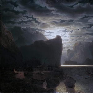 Ларсон Маркус - Норвежский фьорд в лунном свете. Мотив из Согне-фьорда