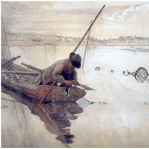 Карл Ларсон - Рыбная ловля, 1904-06