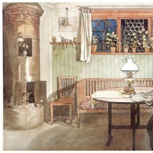 Карл Ларсон - После укладывания малышей в постель, 1894-96