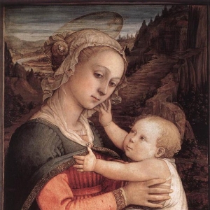 Филиппо Липпи - Мадонна и младенец, 1460