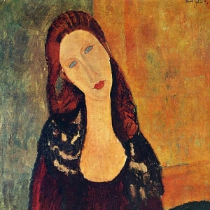 Амедео Модильяни - Портрет Жанны Эбютерн, 1917