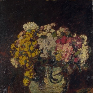 Адольф Монтичелли - Ваза с живыми цветами