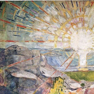 Эдвард Мунк - Солнце, 1909-11