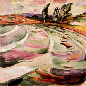 Эдвард Мунк - Пейзаж, 1921