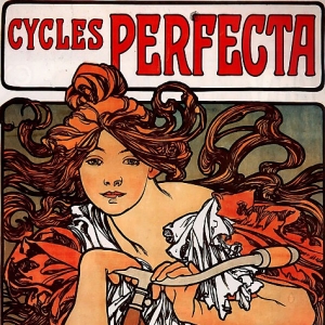 Муха Альфонс Мариа - Реклама велосипедов марки PERFECTA