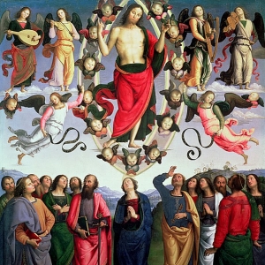 Пьетро Перуджино - Вознесение Христа, 1495-98